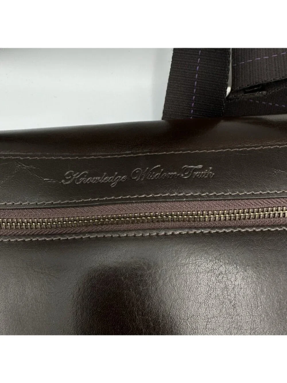 Robert Graham Brown Genuine Leather Messenger Portfolio Laptop/ipad Bag